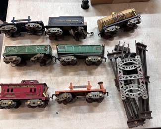 American Flyer Lines Model Train Cars