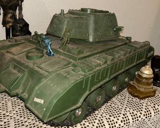 Vintage Rare Deluxe Tiger Joe Tank Army Military Toy 1961 #550276