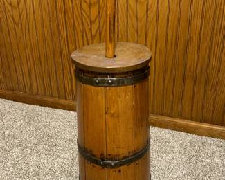 Primitive Wooden Butter Churn