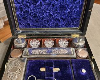 Antique Toiletry Travel Box