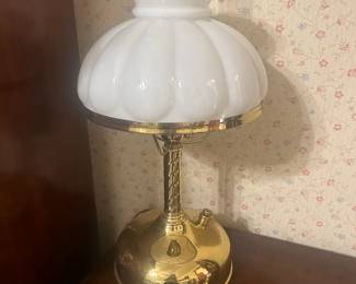 Coleman Style Electric Lamp