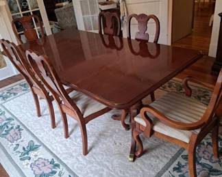 Broyhill dining table and chairs