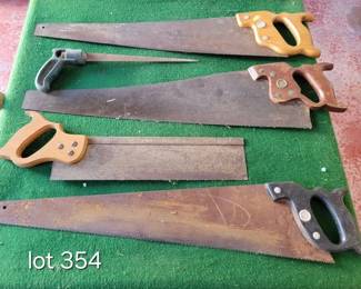 Vintage hand saws