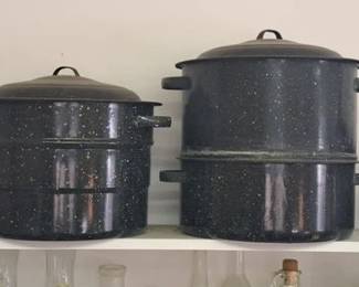 Canner and steamer pots