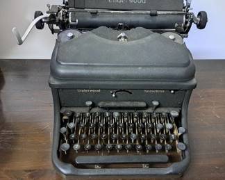 Underwood noiseless typewriter