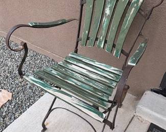 Smith & Hawken metal chair