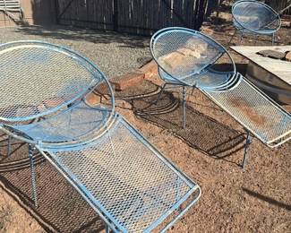 Mid-Century metal patio furniture
