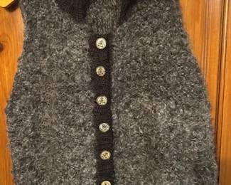 Custom knit clothing.