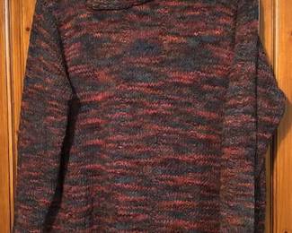 Custom knit clothing.