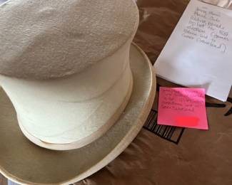 Blaine Club folding parade top hat for 1884 presential election (James Blaine lost to Grover Cleveland)