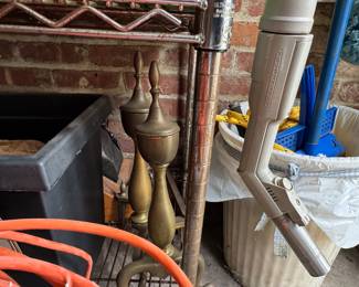 Classic Fire Irons hiding amongst the outdoor goodies