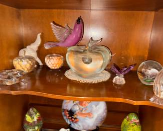 Murano bird.. wow!  and an elephant