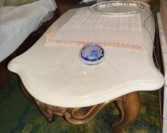 Gorgeous marble topped table