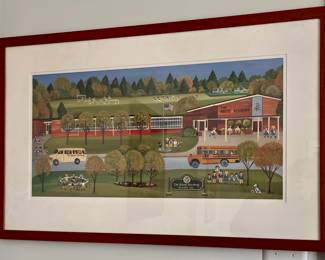 Prints by the same artist featuring Georgetown Prep, Mater Dei and The Woods Academy