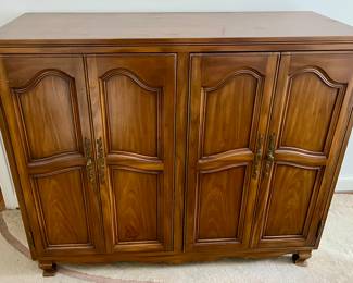 One of two available. Fully fitted with storage cubbies and shelves inside.