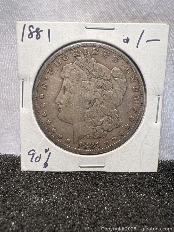 1881 Morgan Silver Dollar