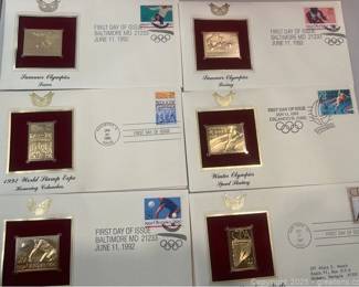 Gold Replica Stamps with Stamps