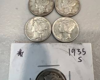 Mercury Dime Lot