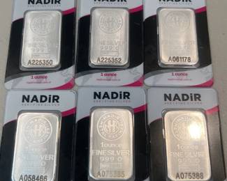 6 Oz pt999 Percent Pure Silver