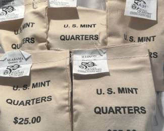 USD25 US Mint Quarters