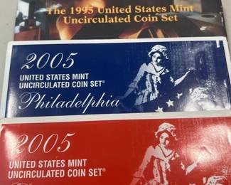 US Mint Sets 2005 P D 1995 2004 P State Quarters