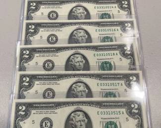 Two Dollar Bills 2003 Series