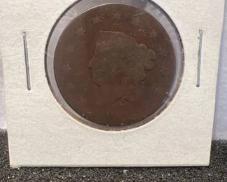 1820 1C Coronet Head