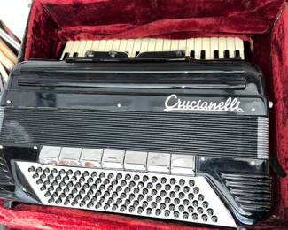 $750.  NO OTHER DISCOUNTS APPLY.  Crucianelli in very good shape and has actual case to keep it protected.  