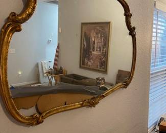 Beautiful frame, mirror as is