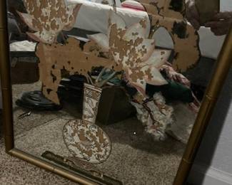 Retro mirror, one of two