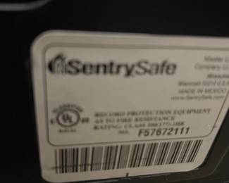 Sentry safe info