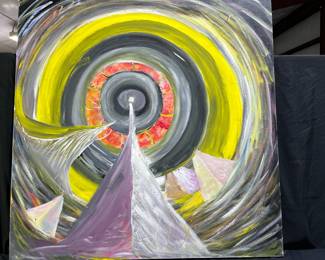 Extra Large Abstract on Canvas "Portals" CWM