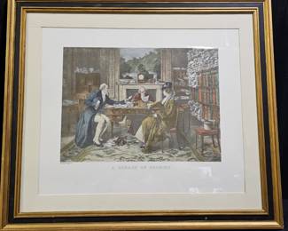 "A Breach of Promise" Print by W. Denby Sadler