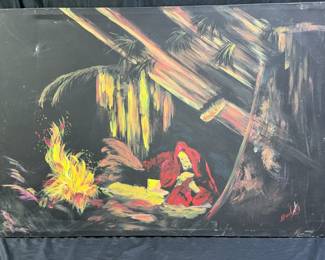 "Magical Night" signed by Bailey Acylic on Canvas