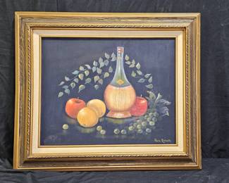 Oil on Canvas Still Life by Nelle Roberts