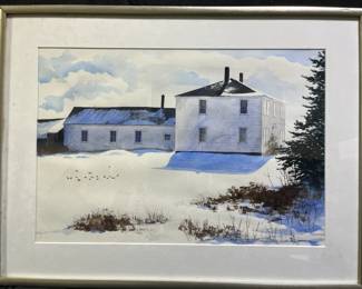 "The Gathering" Watercolor by Chris H. Merrill