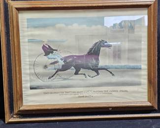 "Lucy the Celebrated Trotting Horse" Print