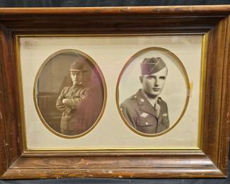 Antique & VTG WWI & WWII Military Portraits