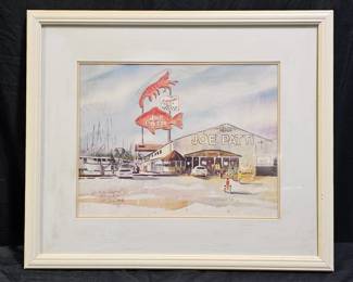 "Joe Patti Seafood" Print by Nina Fritz