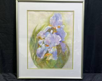 Floral Watercolor Painting by Sonja Brase Martin