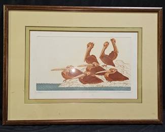 "Wall Street Bank" Numbered Print signed Parris