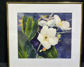 Floral Watercolor Painting by Leta Mae Rempe