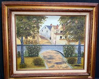 Oil on Canvas Landscape Signed J. Hogan