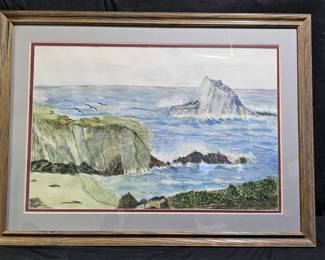 Unsigned Multi Medium Seascape