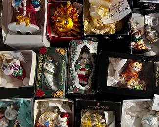 Christopher Radko Ornaments 