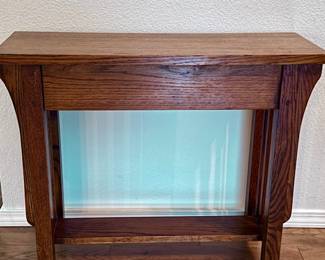 Small Oak Side Table  32” x 12”