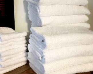 Towels and washcloths