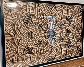 Lazer Cut Wood Work / Nice Art Pc.  31 x 47