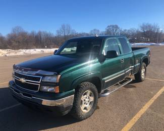 2006 Chevy Silverado. 4-wheel drive    5.3 liter   Extended cab 4 door. Z 71  off road package Tow package- bed liner- nerf bars- new battery- new fuel pump- new fuel lines- stainless brake lines 208,800 miles 