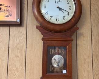 Ducks Unlimited Clock